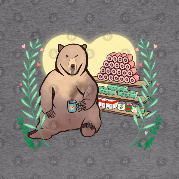 Bear hibernation by Mimie20